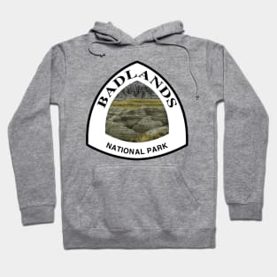 Badlands National Park shield Hoodie